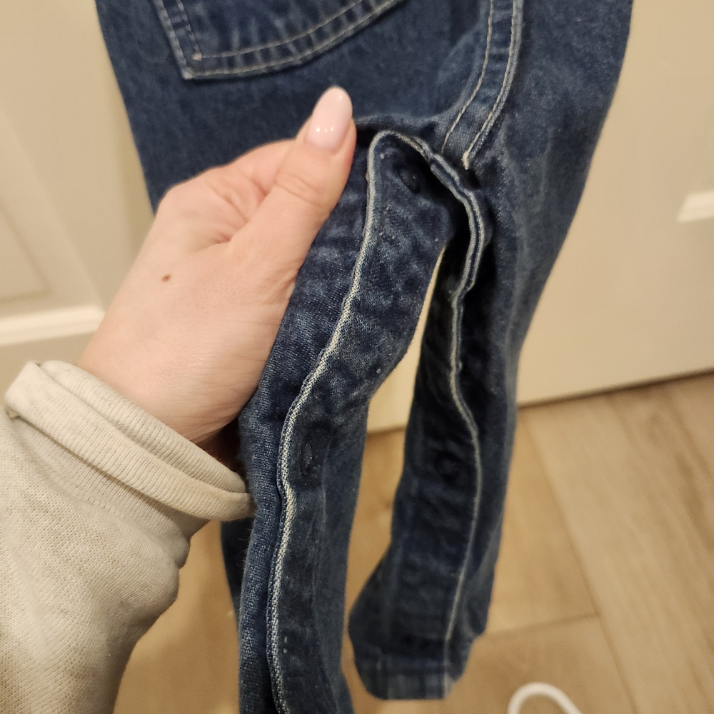 Vintage OshKosh B'gosh Blue Denim Overalls for Kids - Picture 3 of 4